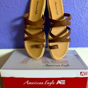 **NEW**American Eagle Women's Tan Sandal Size 11